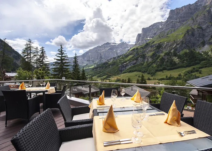 Restaurant Waldhaus Szálloda Leukerbad