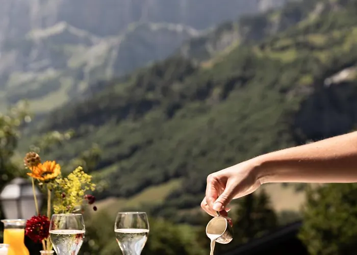 Restaurant Waldhaus Szálloda Leukerbad